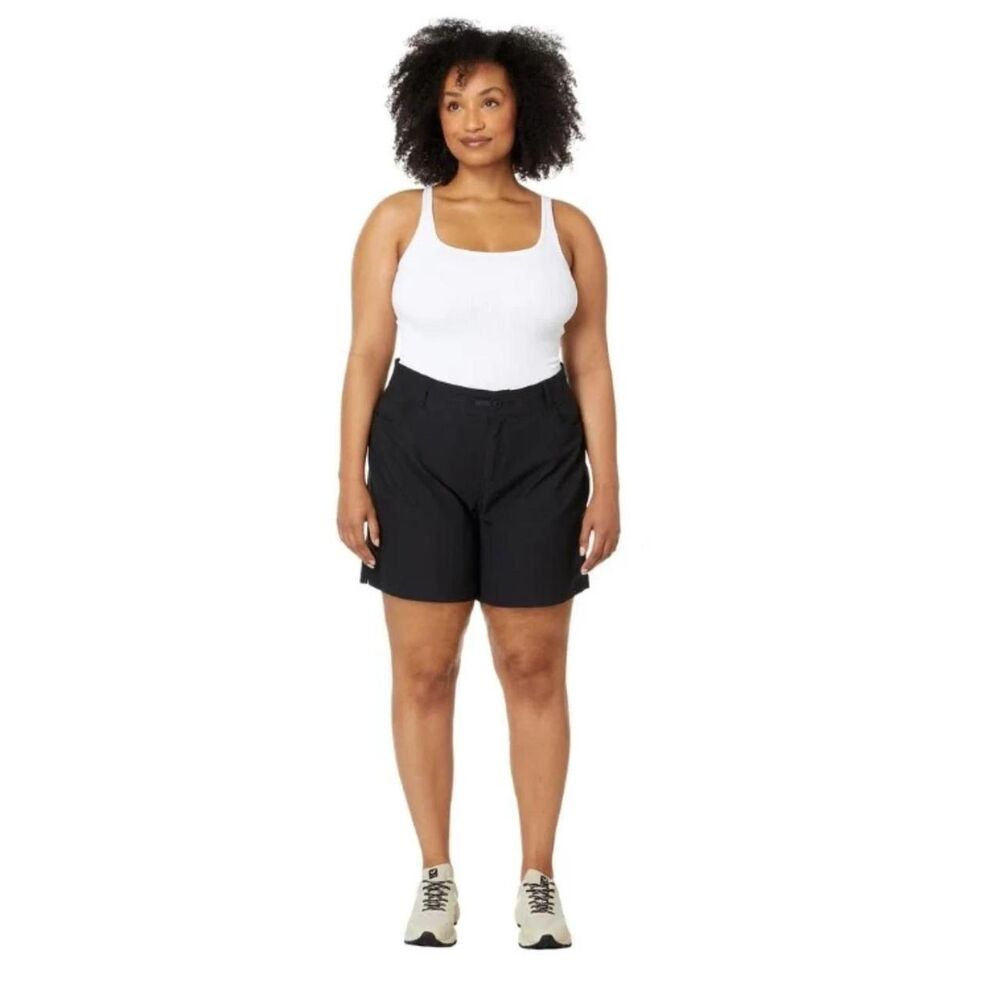 PrAna Women's HALLE SHORT PLUS Brown Shorts